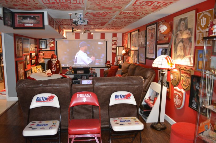 Indiana Hoosiers Gallery of Ultimate Man Caves from DieHard IU Fans